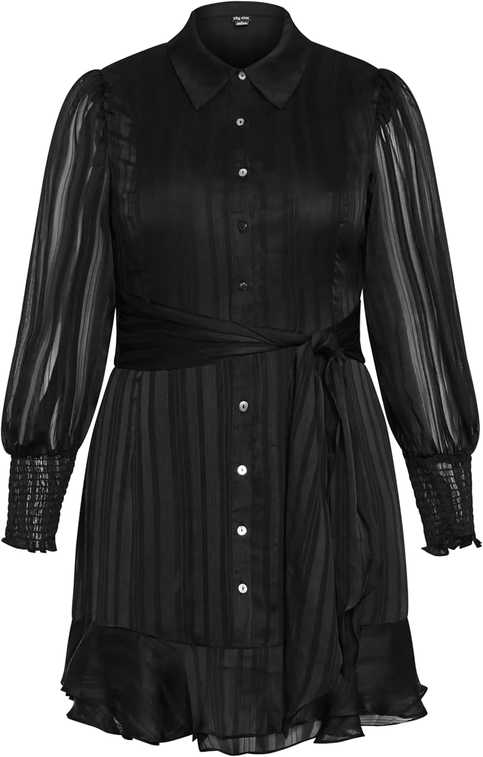 City Chic Women's Apparel Women's Stripe Lover Dress