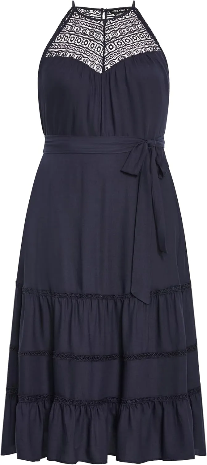 City Chic Women's Dress-Alessia