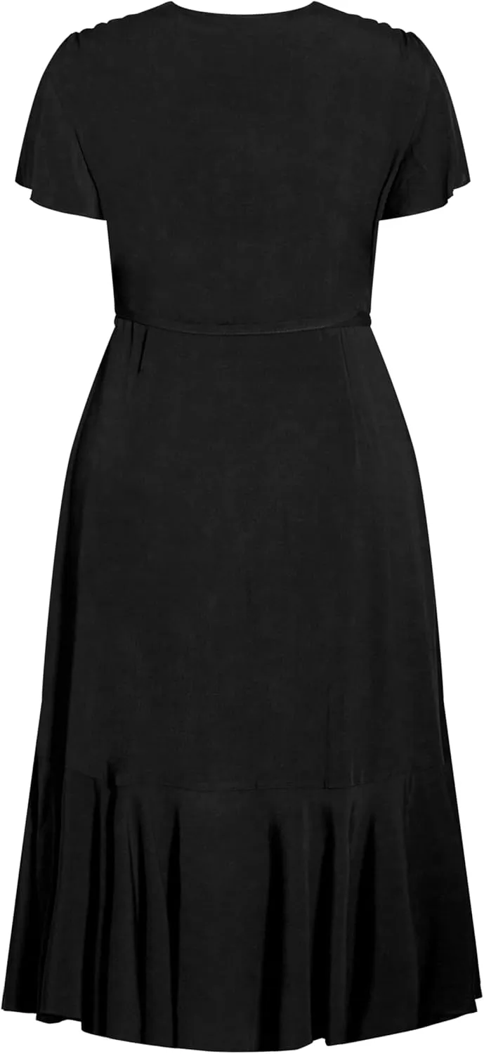 City Chic Women's Maxi Palm Love