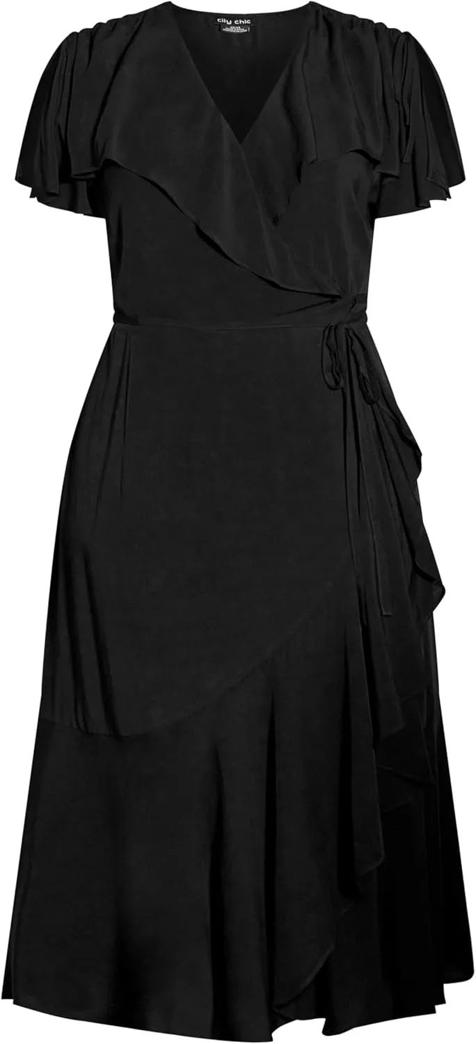 City Chic Women's Maxi Palm Love