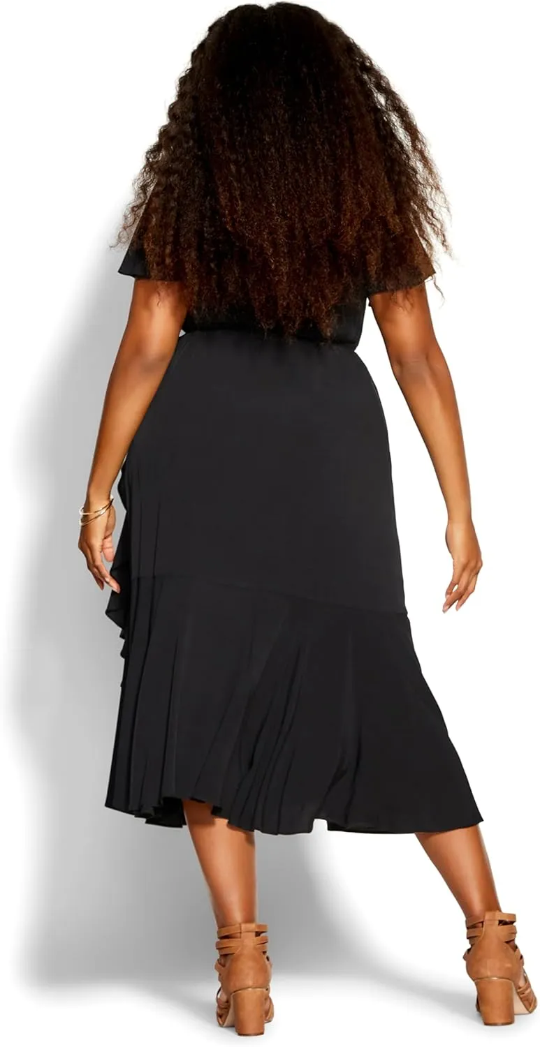 City Chic Women's Maxi Palm Love
