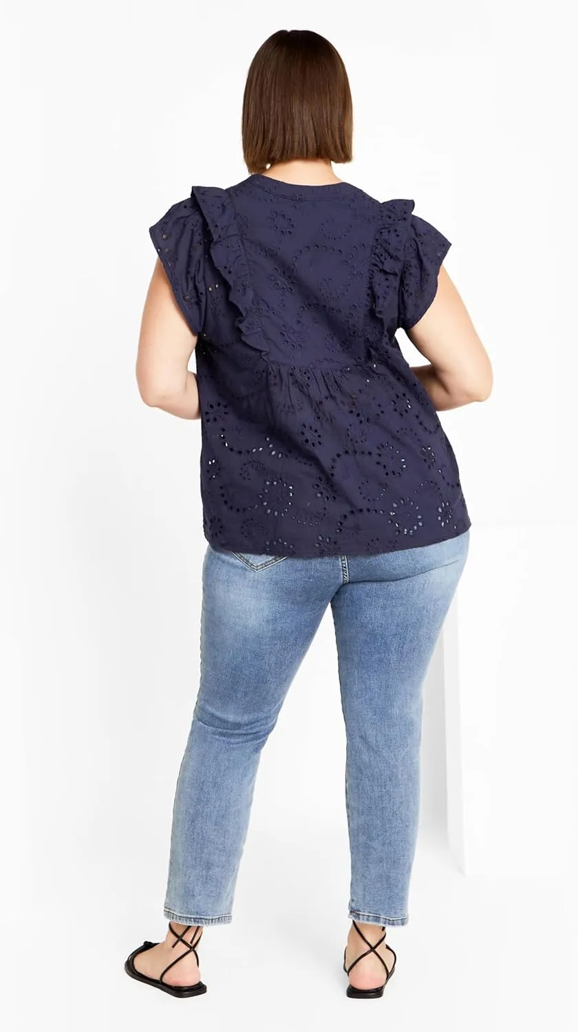 City Chic Women's Plus Size Casey Top