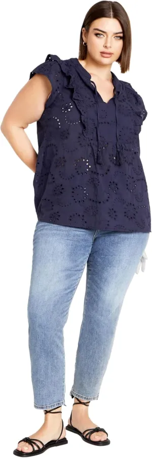 City Chic Women's Plus Size Casey Top