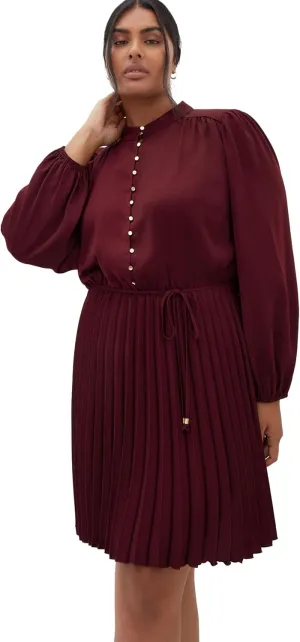 City Chic Women's Plus Size Dress-Hallie Mini