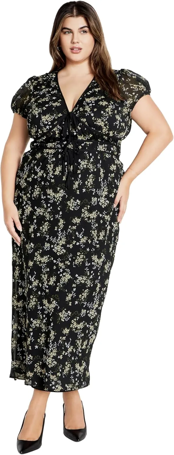 City Chic Women's Plus Size Dress - Midi Cara