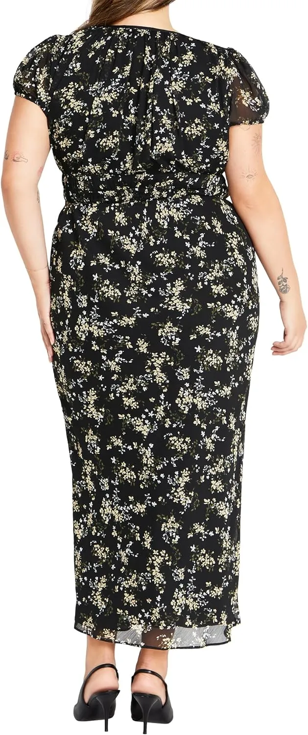 City Chic Women's Plus Size Dress - Midi Cara