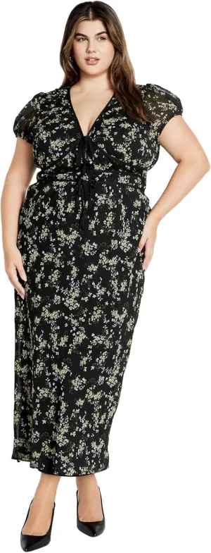 City Chic Women's Plus Size Dress - Midi Cara