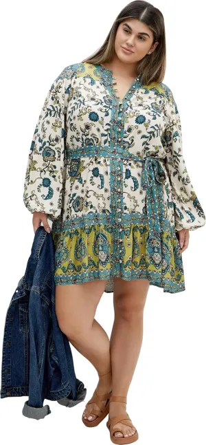 City Chic Women's Plus Size Dress Mysteria Mini