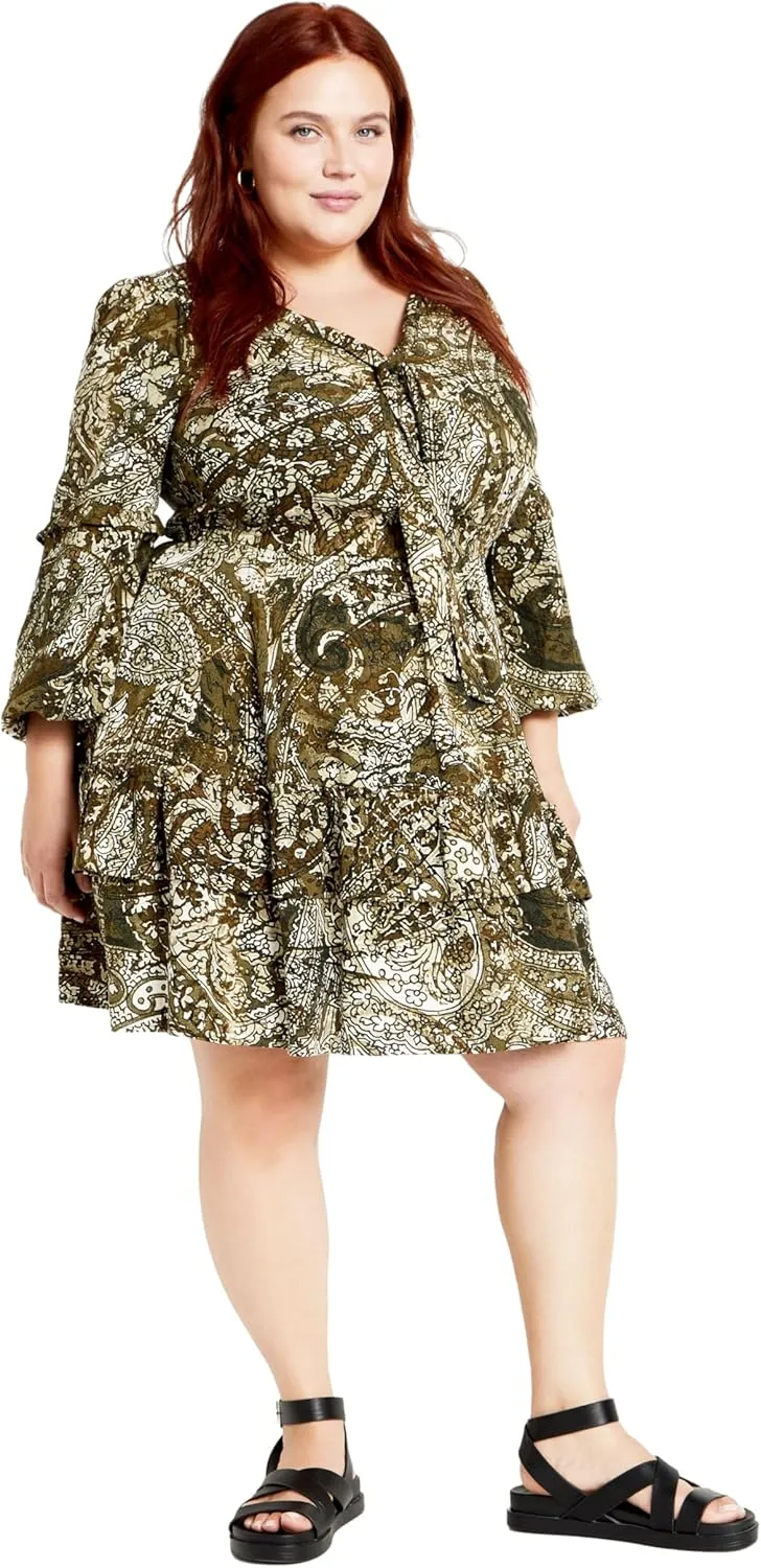 City Chic Women's Plus Size Dress Nicky