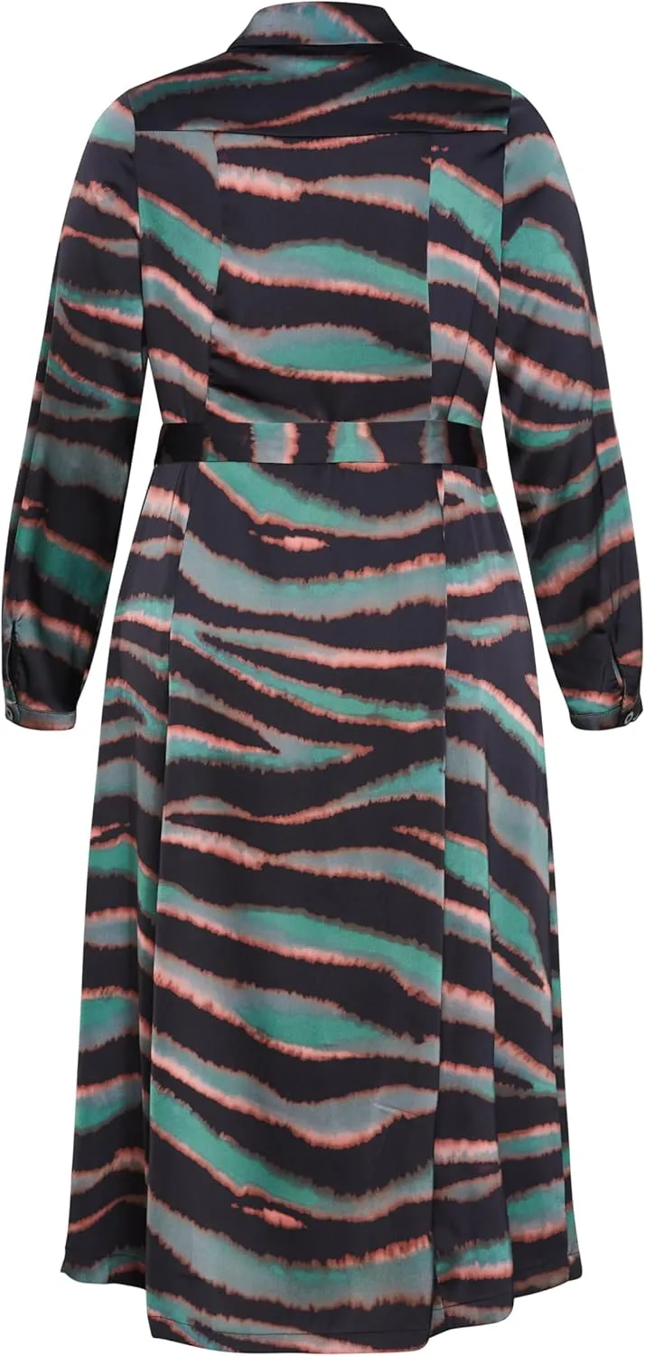 City Chic Women's Plus Size Dress-Untamed