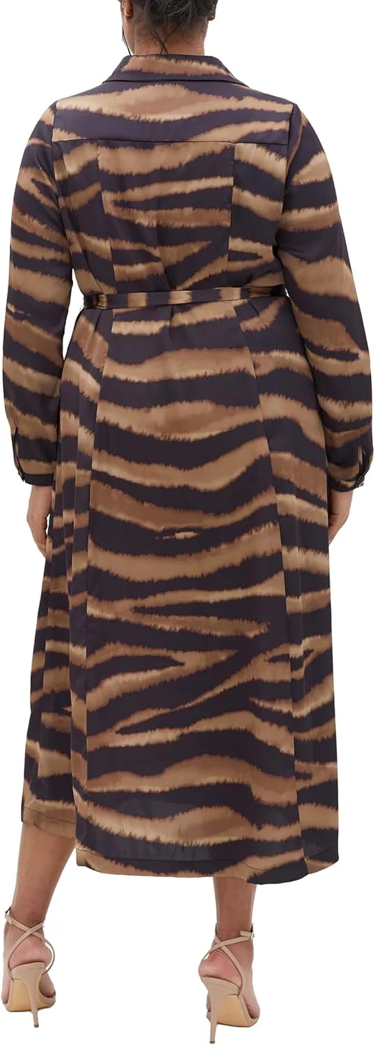City Chic Women's Plus Size Dress-Untamed