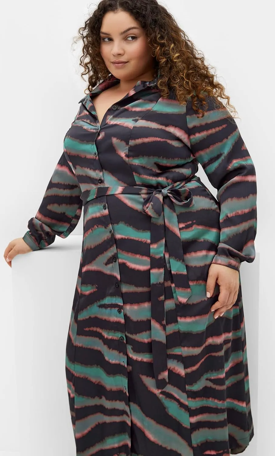 City Chic Women's Plus Size Dress-Untamed