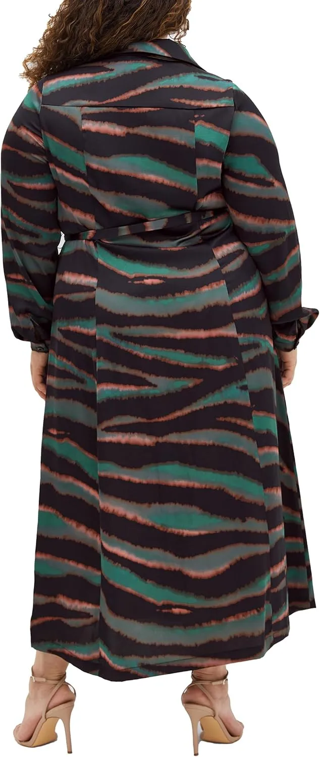 City Chic Women's Plus Size Dress-Untamed