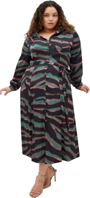 City Chic Women's Plus Size Dress-Untamed