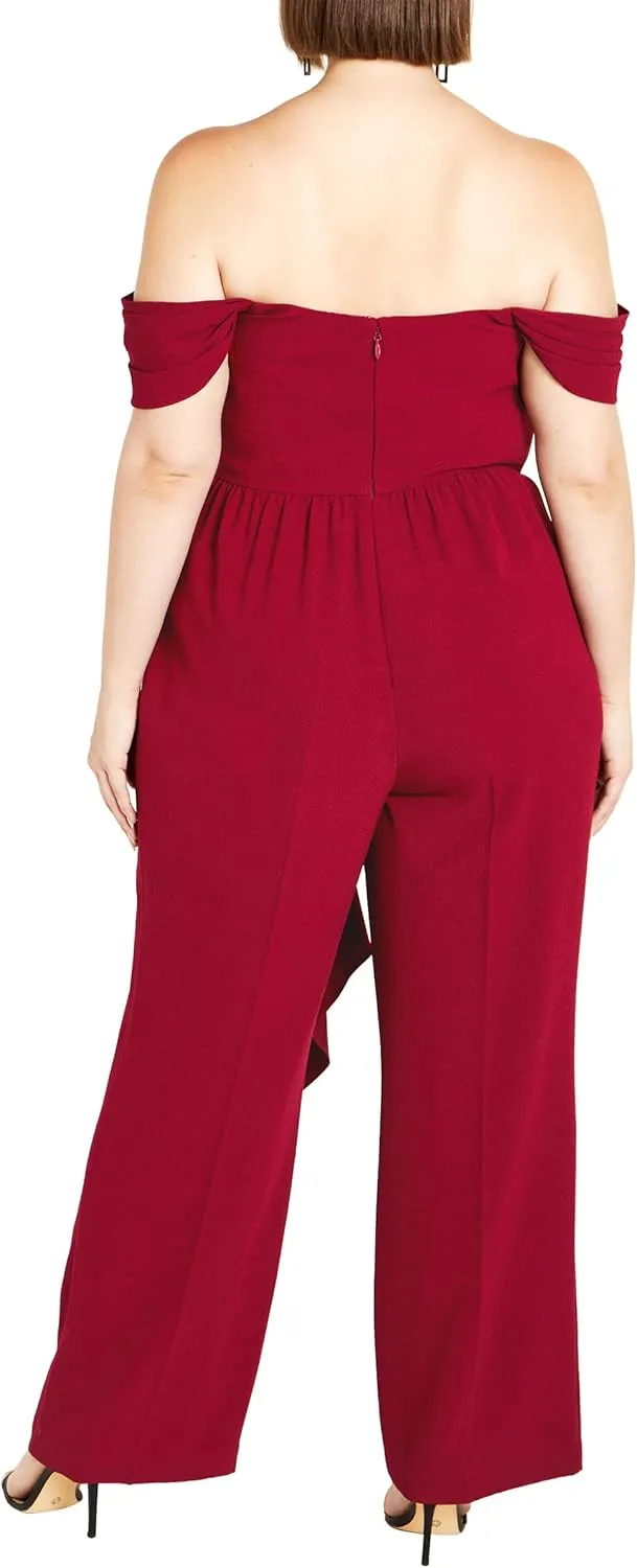 City Chic Women's Plus Size Gabriela Jumpsuit