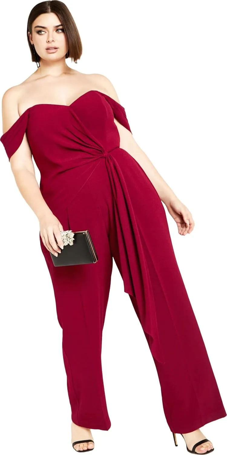 City Chic Women's Plus Size Gabriela Jumpsuit