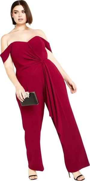 City Chic Women's Plus Size Gabriela Jumpsuit