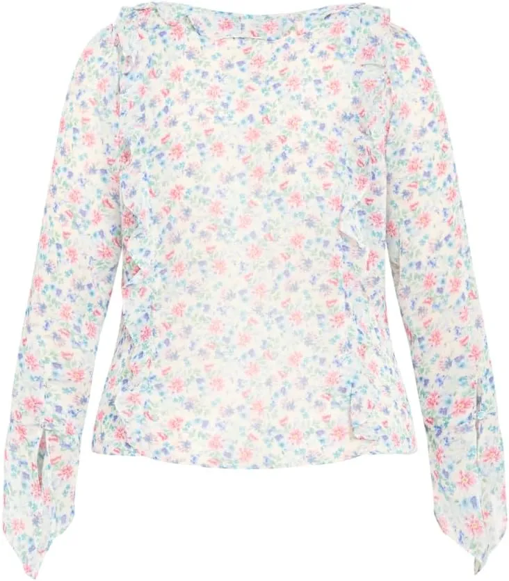 City Chic Women's Plus Size Lidia Print Top
