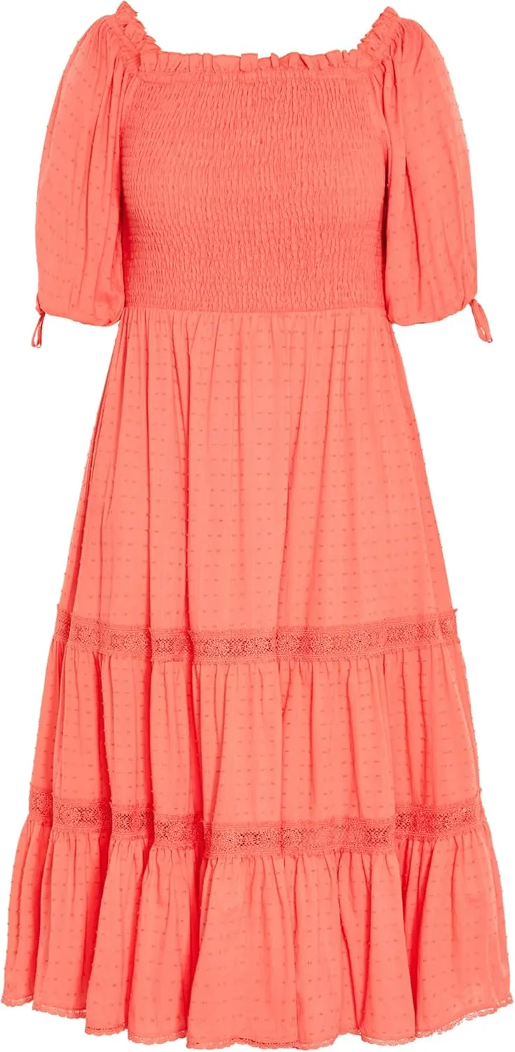 City Chic Women's Plus Size Love Shirred Dress