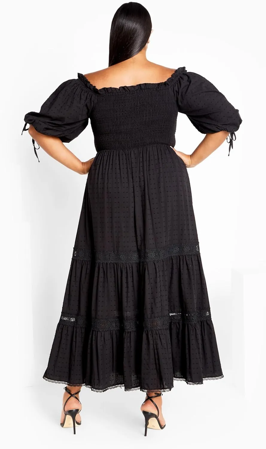 City Chic Women's Plus Size Love Shirred Dress