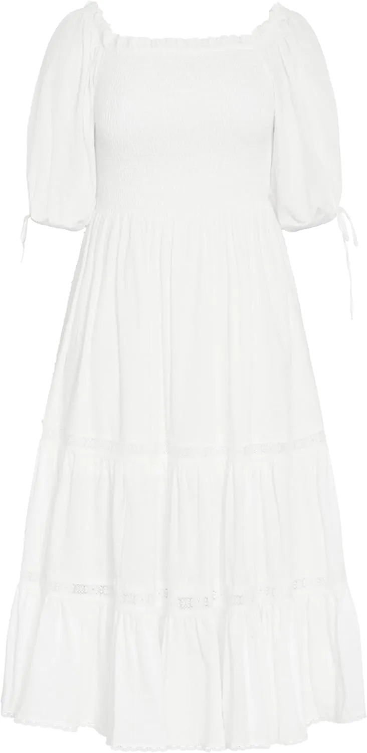 City Chic Women's Plus Size Love Shirred Dress