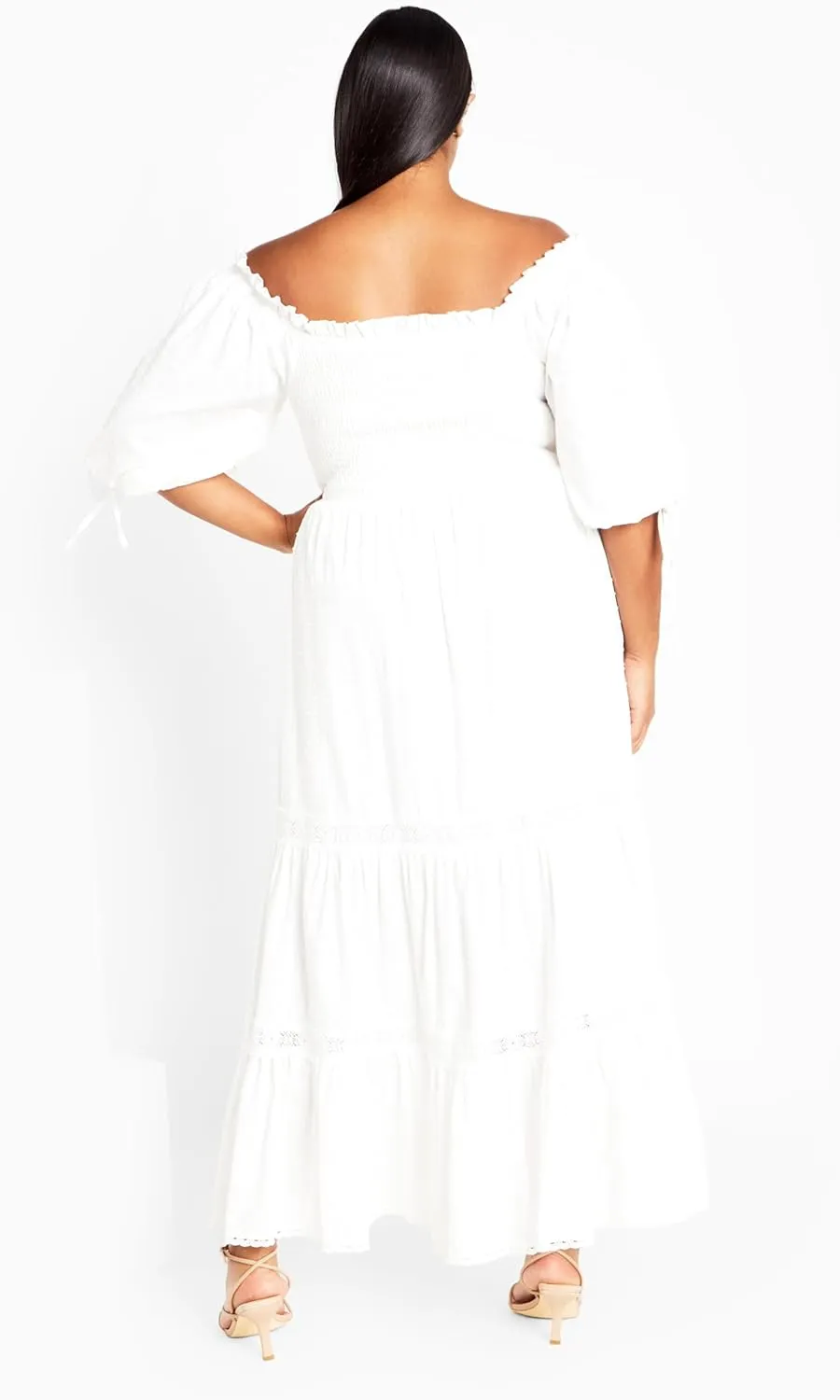 City Chic Women's Plus Size Love Shirred Dress