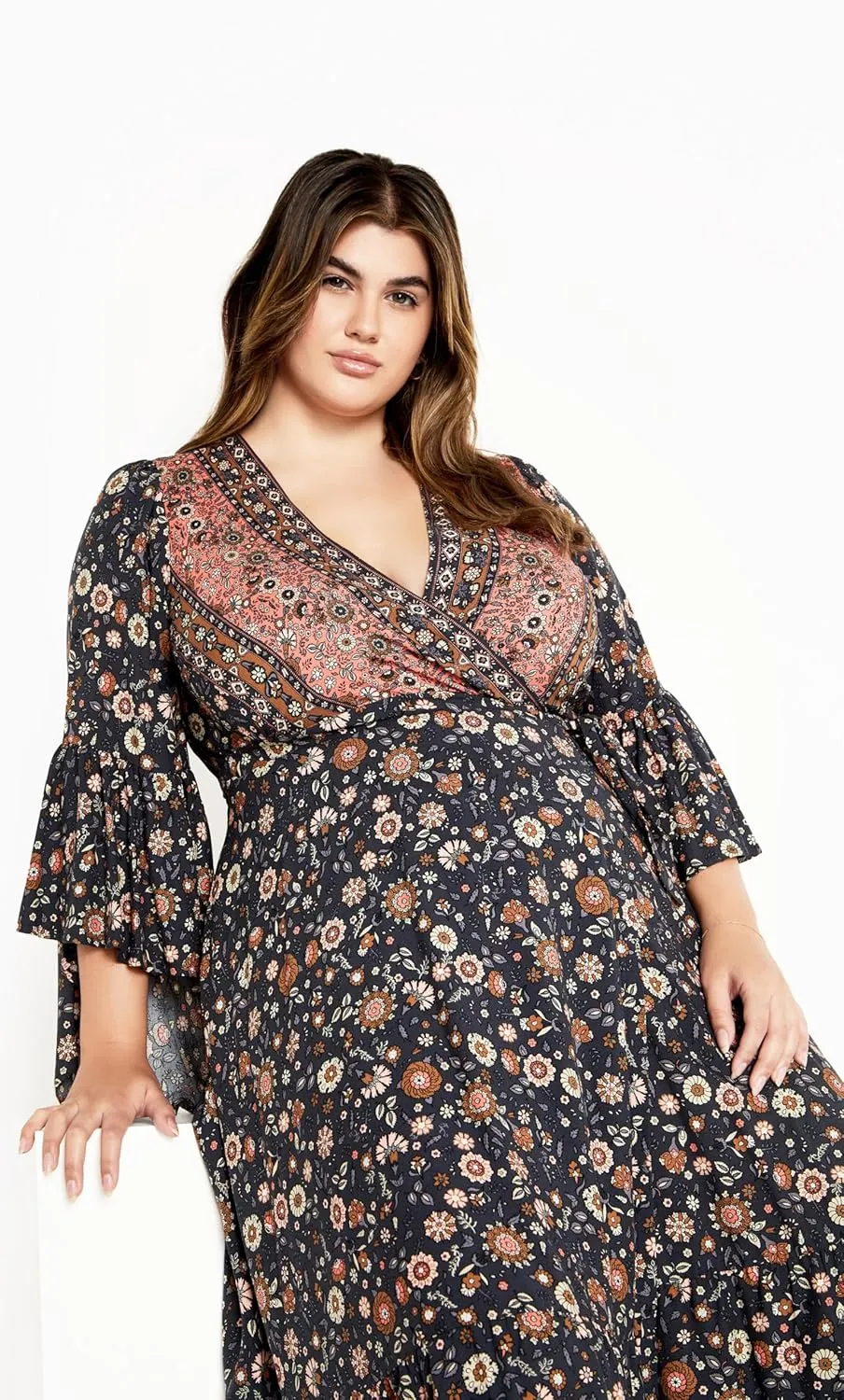 City Chic Women's Plus Size Maxi Dress - Belle Wrap