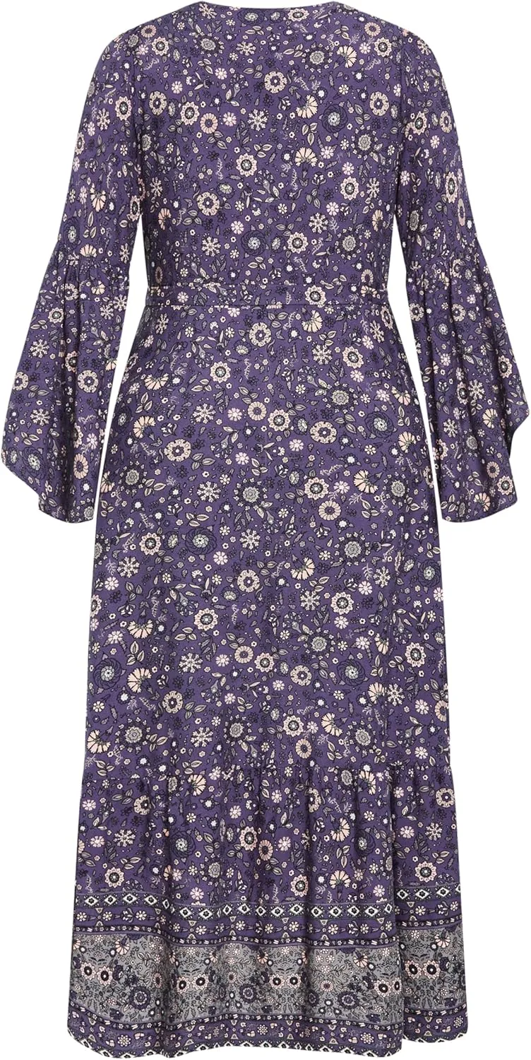 City Chic Women's Plus Size Maxi Dress - Belle Wrap