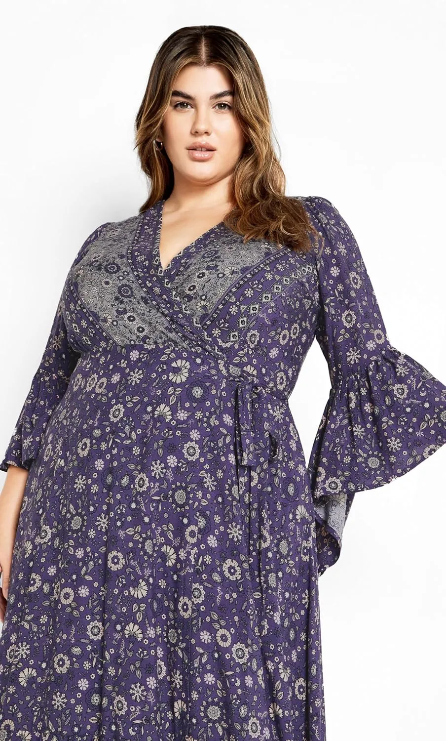 City Chic Women's Plus Size Maxi Dress - Belle Wrap