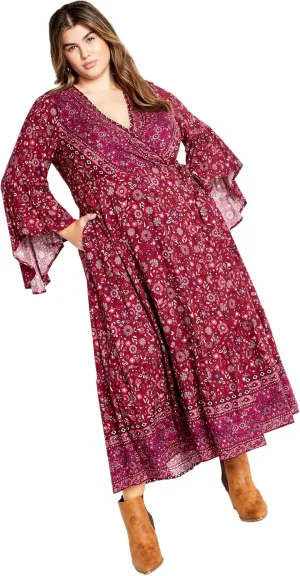 City Chic Women's Plus Size Maxi Dress - Belle Wrap