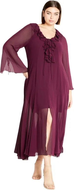 City Chic Women's Plus Size Maxi Dress - Vamp