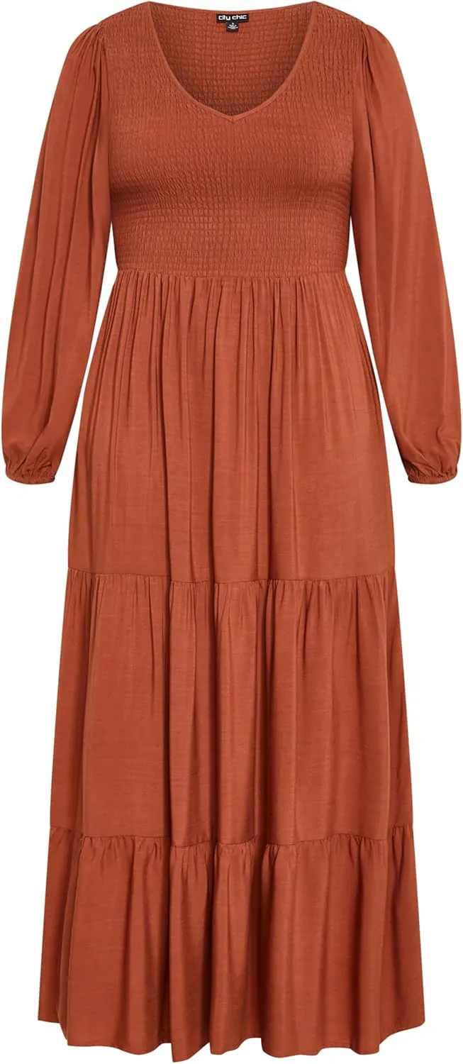 City Chic Women's Plus Size Maxi Jayden Dress