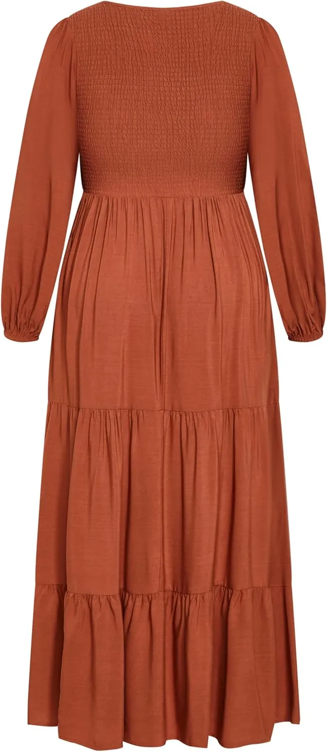 City Chic Women's Plus Size Maxi Jayden Dress