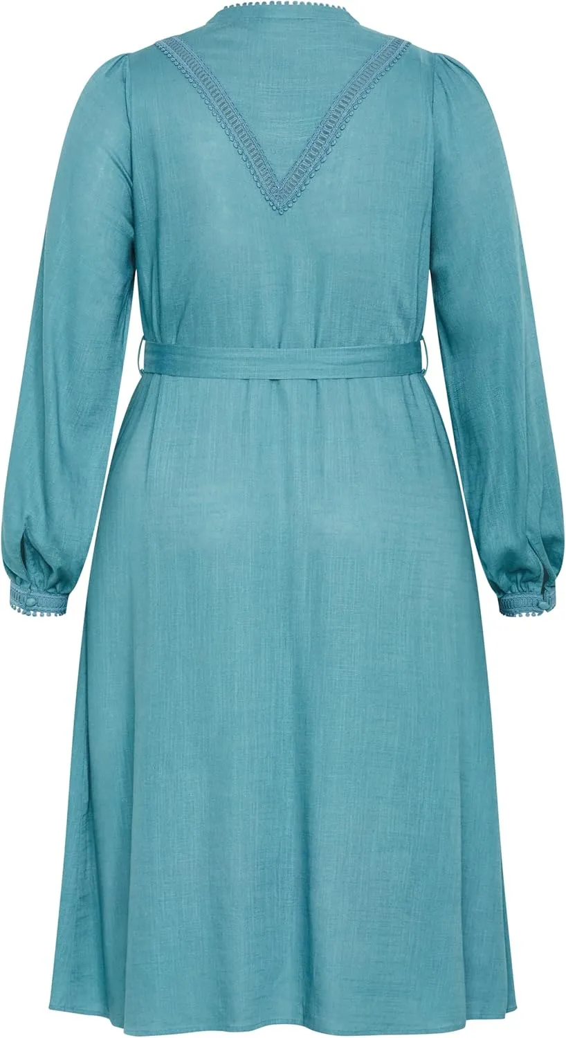 City Chic Women's Plus Size Mysteria Dress