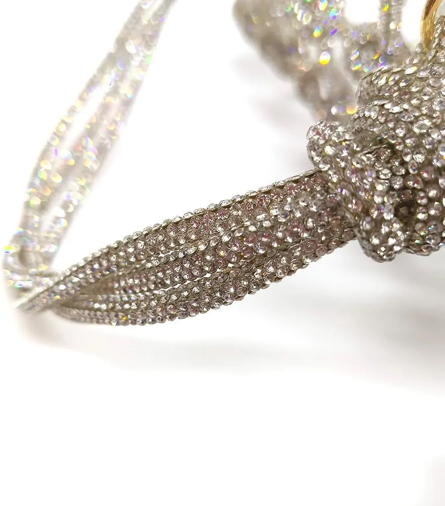 Clear Acrylic Bag Rhinestone Acrylic Clutch Crystal Evening Purses for Women Glitter Handbag for Wedding Cocktail Party Prom