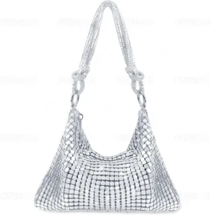 Clutch Purse for Women,Sparkly Rhinestone Evening Bag Wedding & Party Accessories,Handbag Fits Phone,Wallet & Lipstick