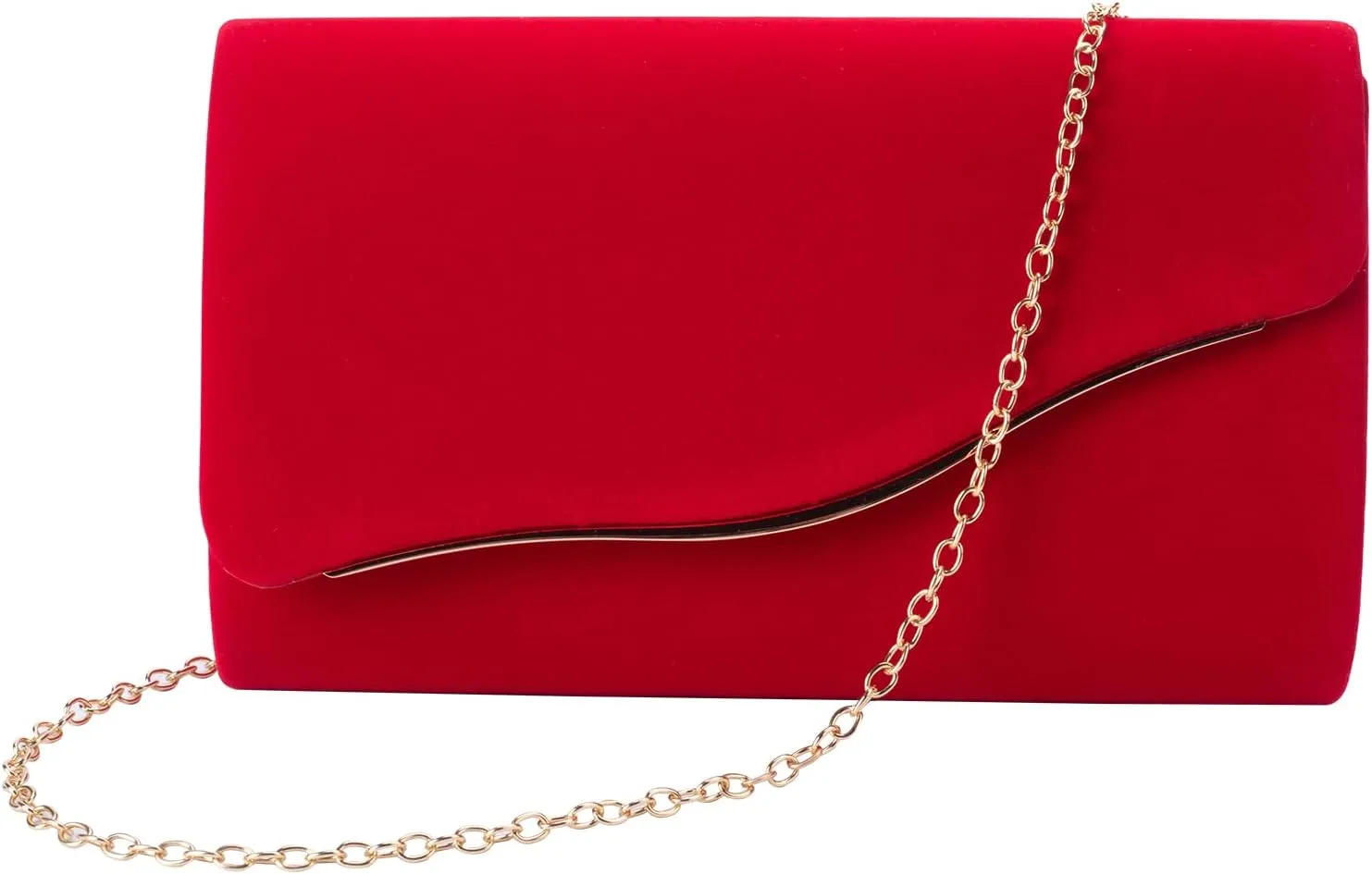 Clutch Purses for Women Evening Bag Faux Suede Formal Party Wedding Cocktail Prom