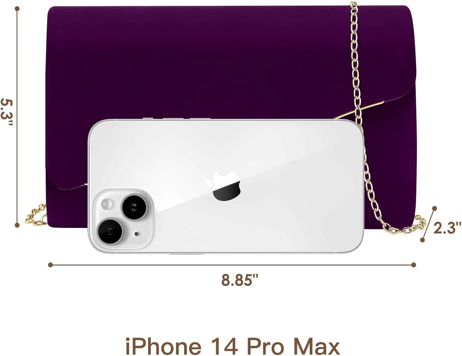 Clutch Purses for Women Evening Bag Faux Suede Formal Party Wedding Cocktail Prom