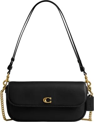 Coach Brook Flap Chain Bag, B4/Black
