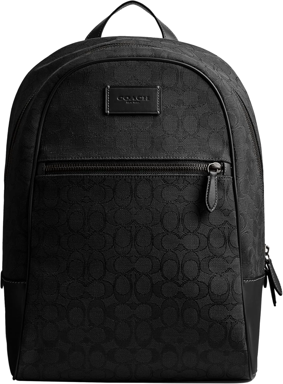 Coach Men's Theo Backpack in Signature Jacquard, Black, One Size
