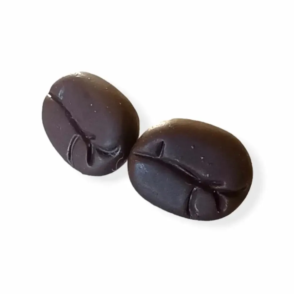 Coffee Bean Resin Novelty Earrings - Perfect Coffee Lover Gift!