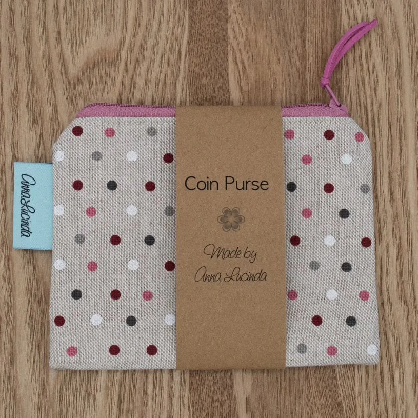 Coin Purses In Various Fabrics