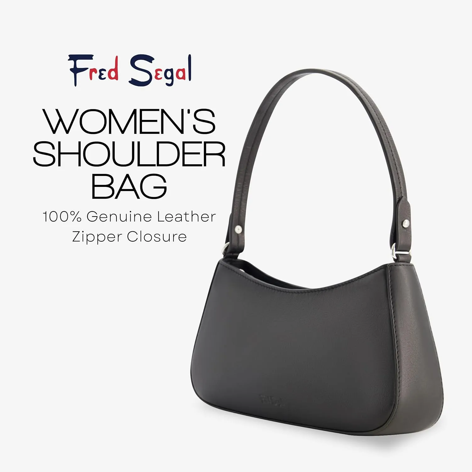 Concept One Fred Segal Women's Shoulder Bag, Leather Travel Side Purse Handbag
