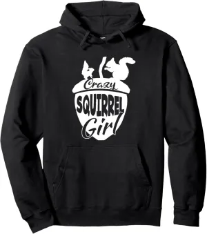 Crazy Squirrel Girl Furry Critters Fur Convention Fandom Pullover Hoodie