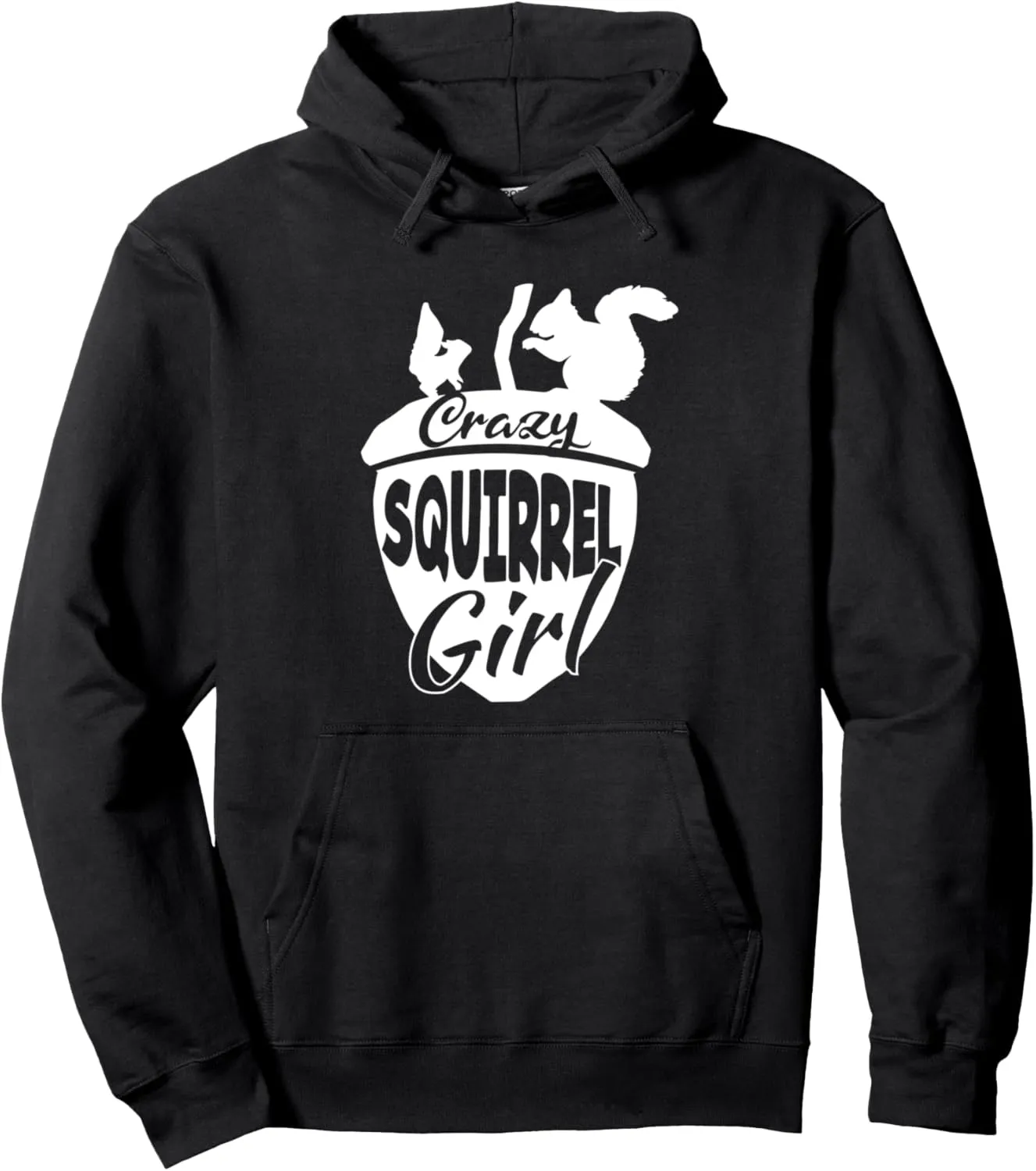 Crazy Squirrel Girl Furry Critters Fur Convention Fandom Pullover Hoodie