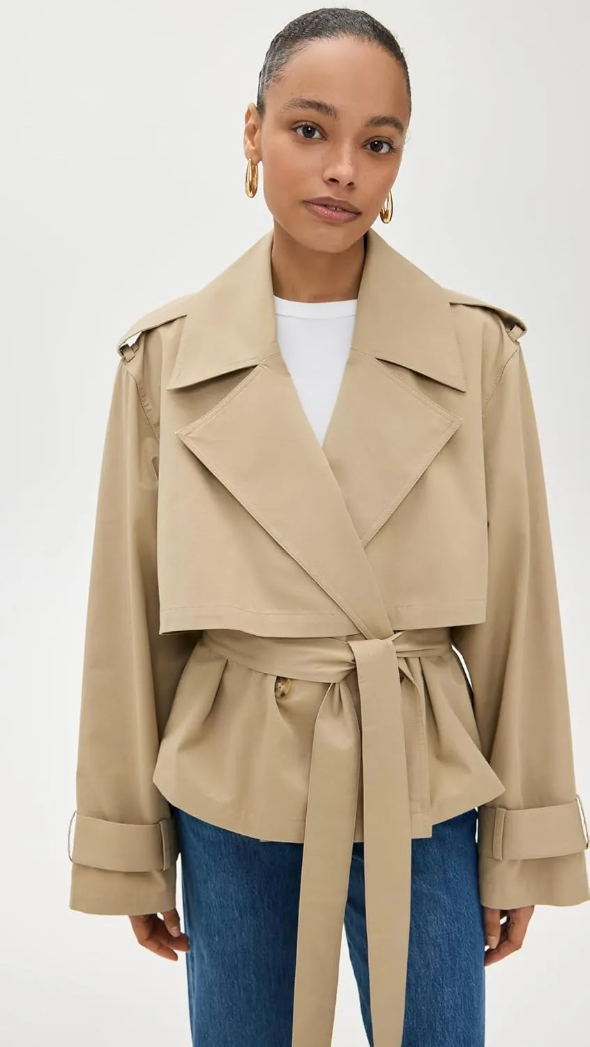 Cropped Trench Coat by Joe's Jeans
