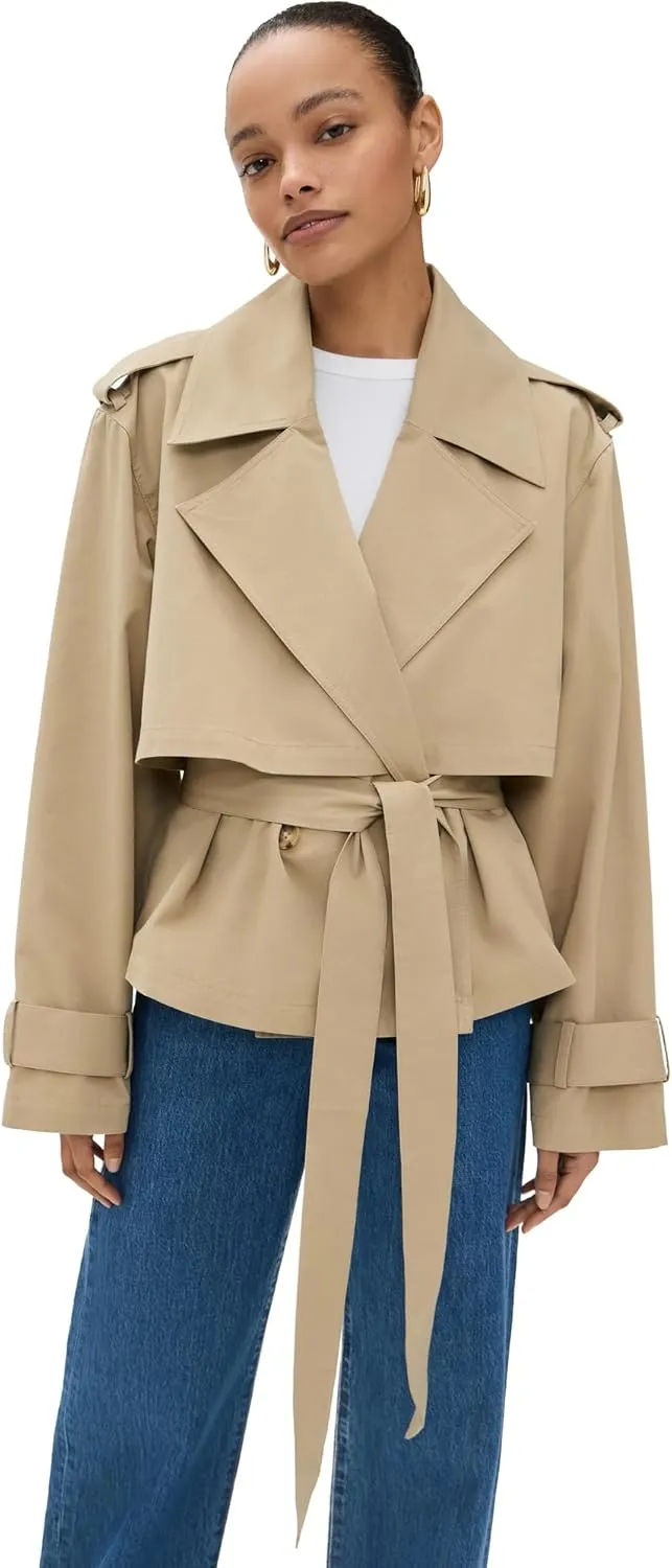 Cropped Trench Coat by Joe's Jeans