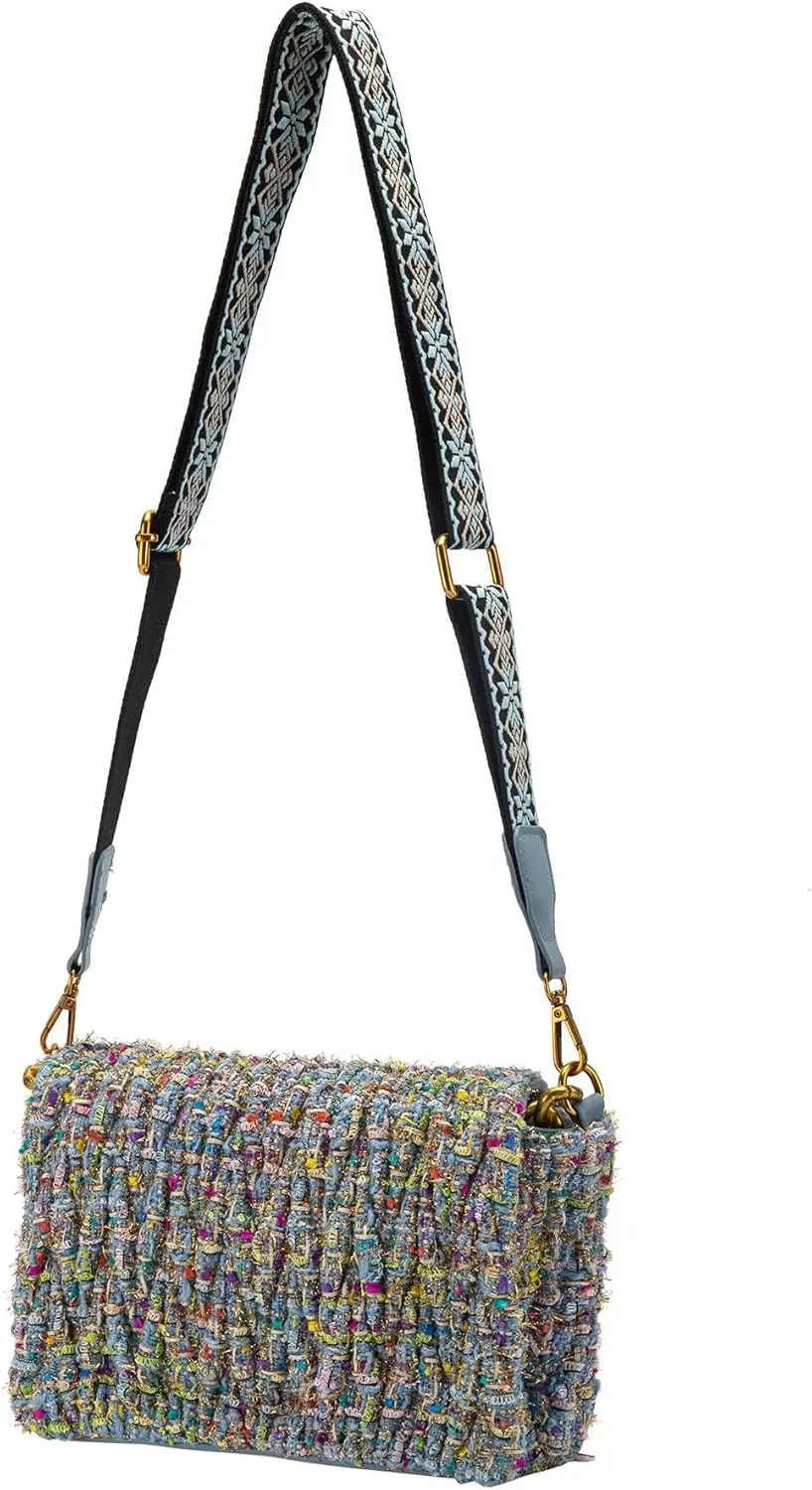 Crossbody Bags for Women Quilted Top Handle Handbags Shoulder Bag with Chain Trendy Clutch Ladies Purses Evening Bags