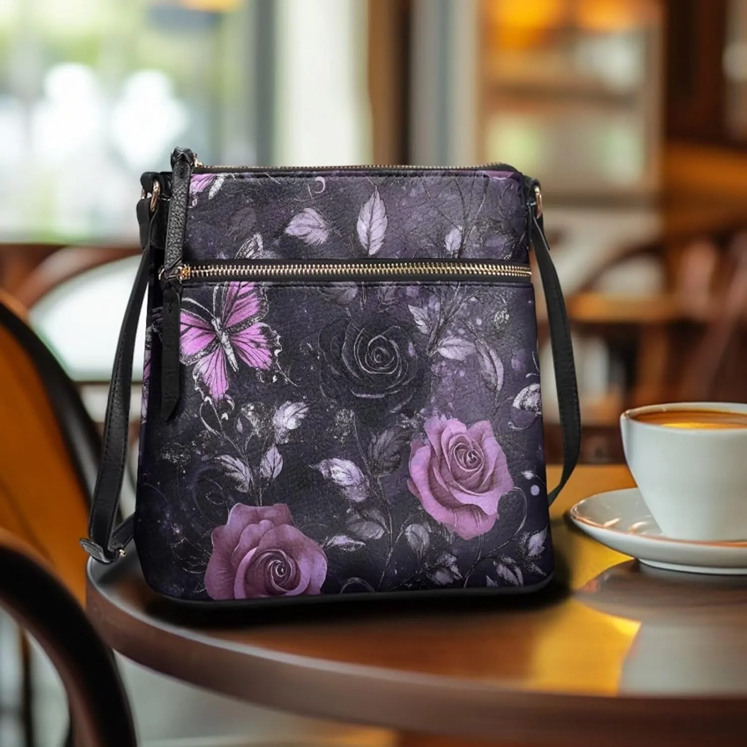 Crossbody Bags for Women Trendy Travel Stylish Handbag Tote with Strap Leather Shoulder Purse