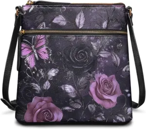 Crossbody Bags for Women Trendy Travel Stylish Handbag Tote with Strap Leather Shoulder Purse